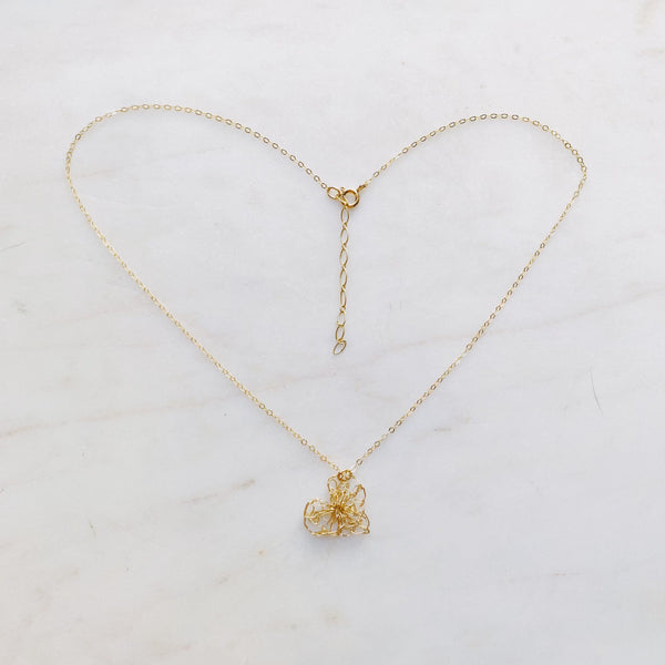 Crochet Heart Necklace