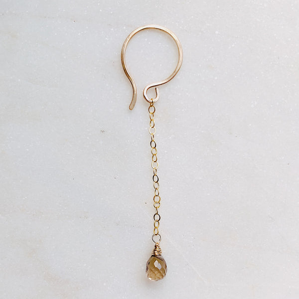Whisper briolette earring