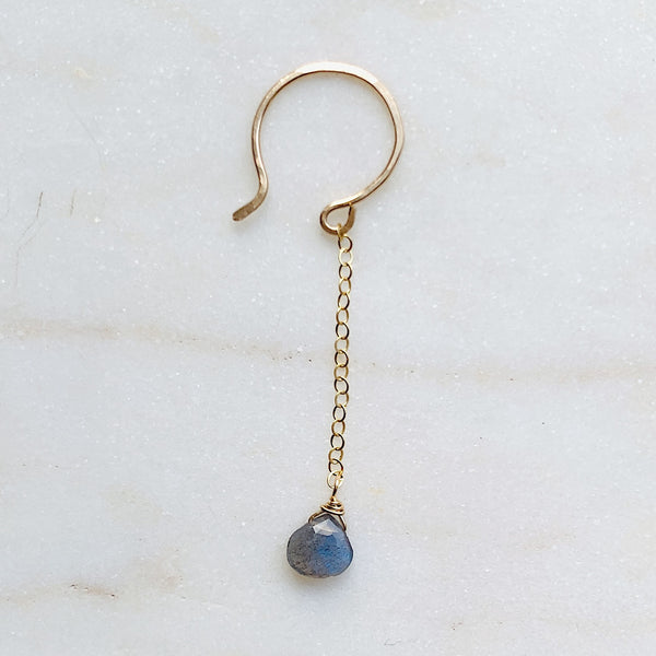 Whisper briolette earring