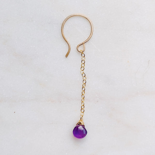 Whisper briolette earring