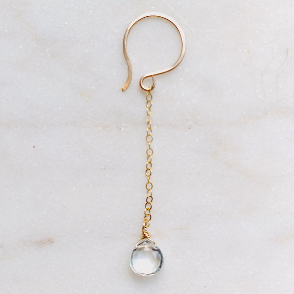 Whisper briolette earring