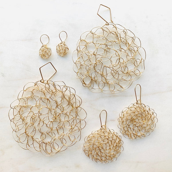 Statement Supernova Crochet Earrings