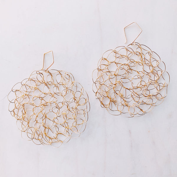 Statement Supernova Crochet Earrings