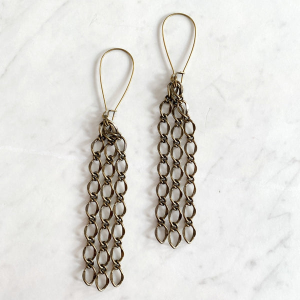 Chain earrings