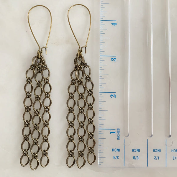 Chain earrings