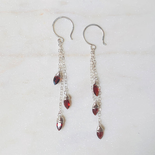 Waterfall earrings
