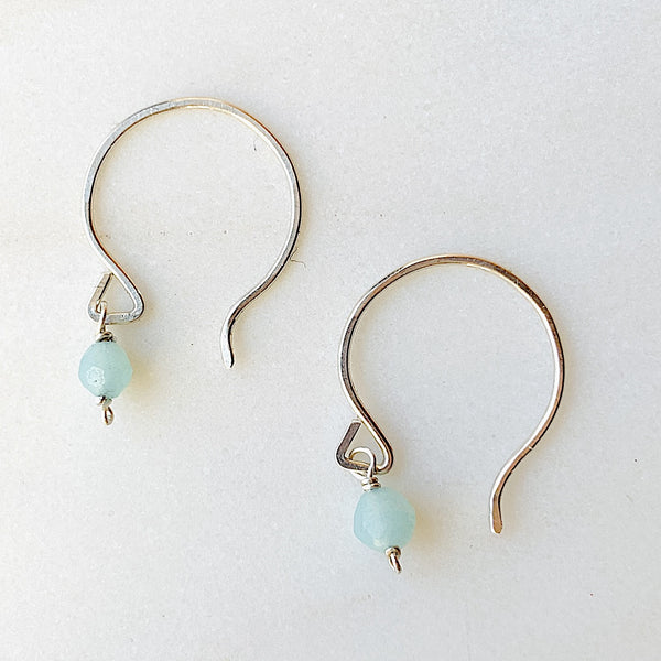 Mini gemstone earring