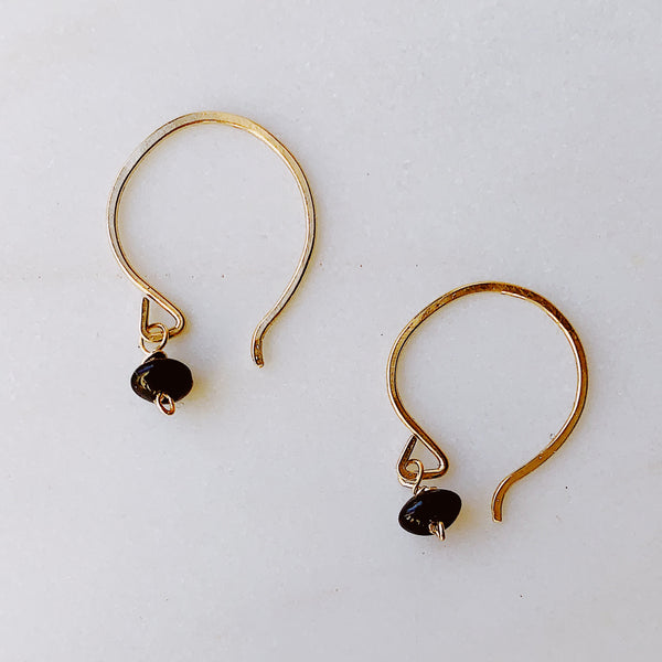 Mini gemstone earring