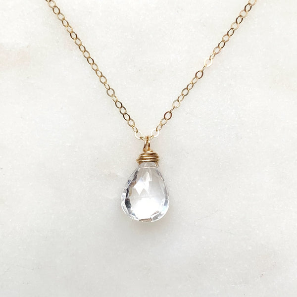 Briolette necklace