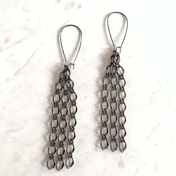 Chain earrings