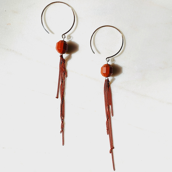 Gemstone Icicle Earring
