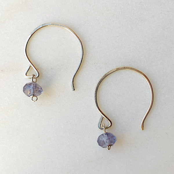 Mini gemstone earring