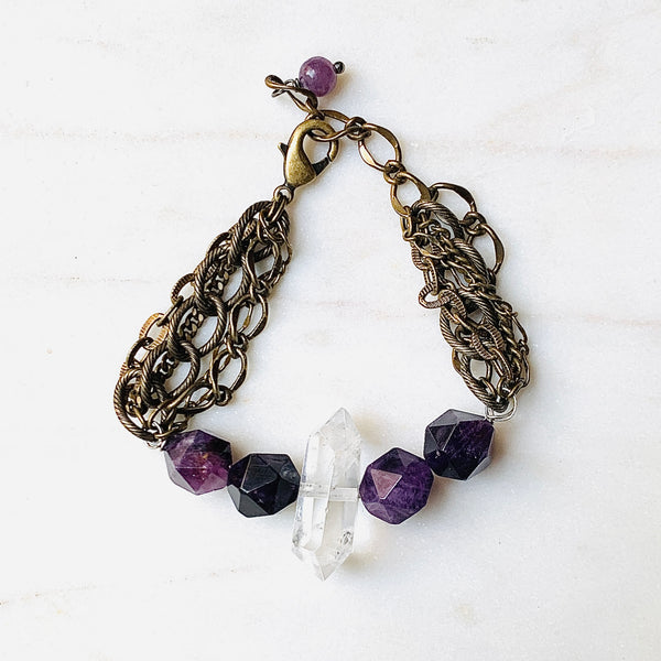 Zola mixed gem bracelet