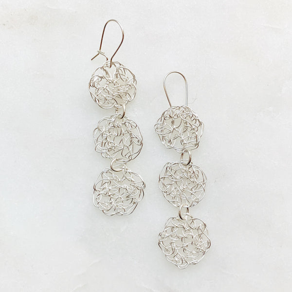Supernova Triple Crochet Earrings