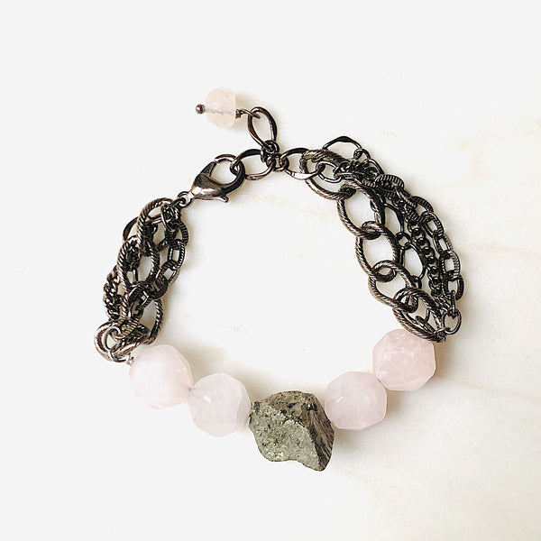 Zola mixed gem bracelet