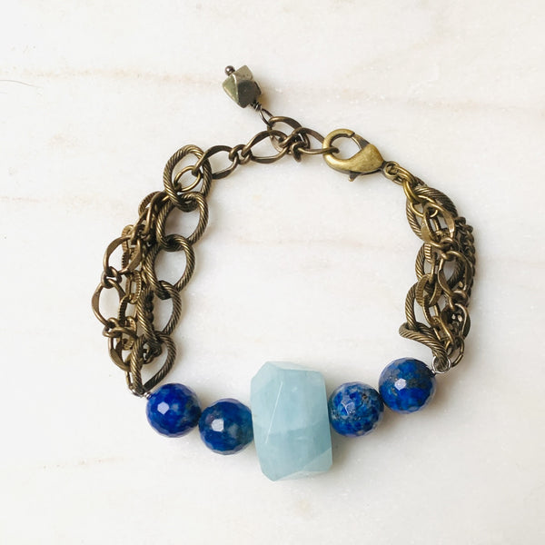 Zola mixed gem bracelet