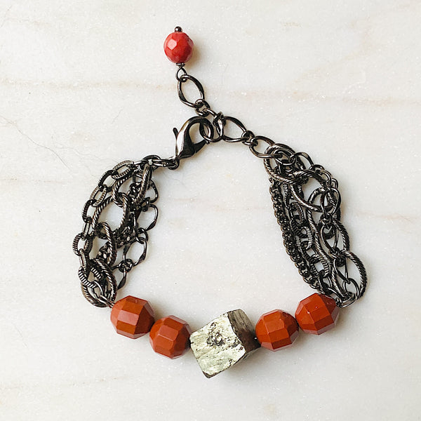 Zola mixed gem bracelet