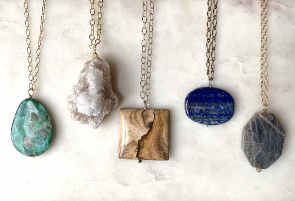 Chai gemstone necklace