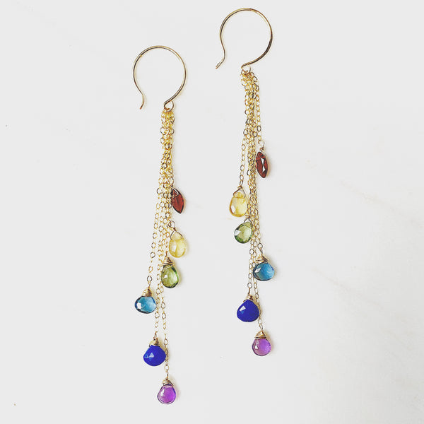 Waterfall earrings