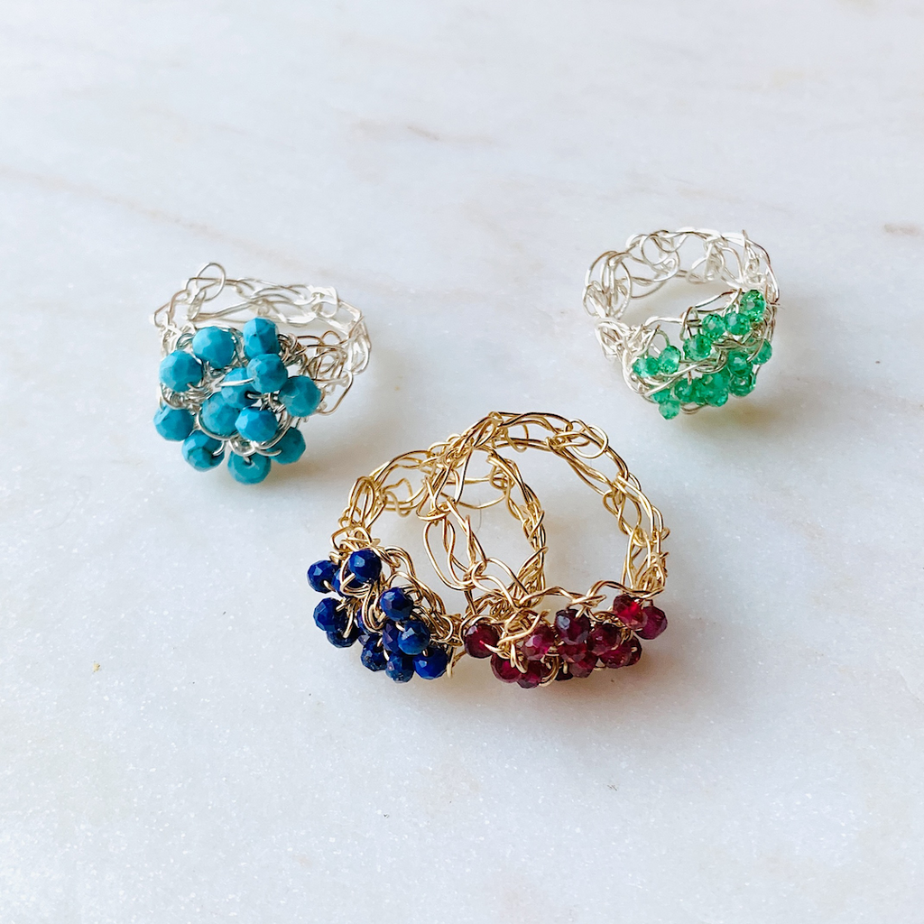 Supernova crochet ring – Stylish Girl