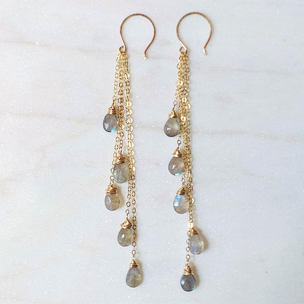 Waterfall earrings